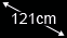 121cm